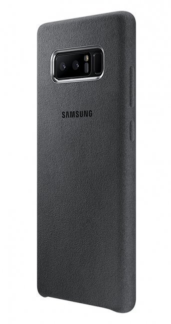 Aizmugurējais vāciņš Samsung       Alcantara Cover for N950 Note 8    Dark Gray cena un informācija | Telefonu vāciņi, maciņi | 220.lv