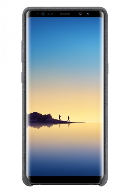 Aizmugurējais vāciņš Samsung       Alcantara Cover for N950 Note 8    Dark Gray цена и информация | Telefonu vāciņi, maciņi | 220.lv