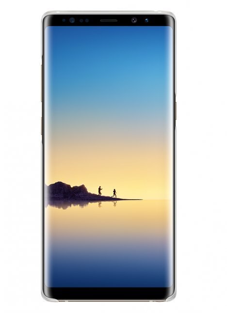 Aizmugurējais aizsargapvalks Samsung Etui Clear Cover priekš Samsung Galaxy Note 8, Zeltains cena un informācija | Telefonu vāciņi, maciņi | 220.lv