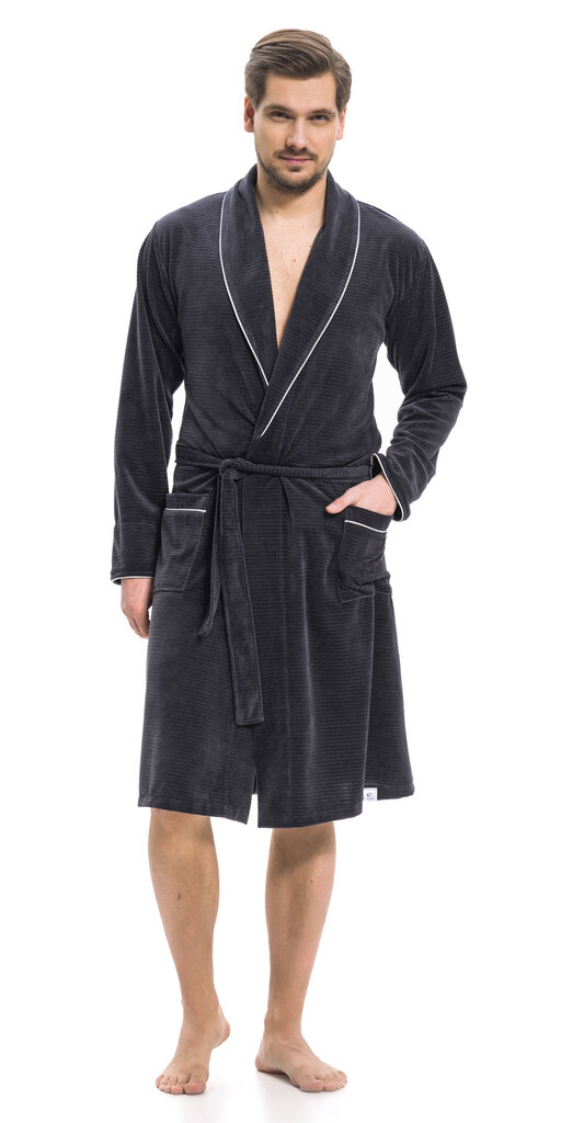 Vīriesu halāts DN Nightwear​ SMS.6063 cena un informācija | Vīriešu halāti, pidžamas | 220.lv
