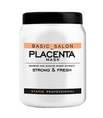 Stapiz Basic Salon Placenta маска для волос 1000 мл цена и информация | Средства для укрепления волос | 220.lv