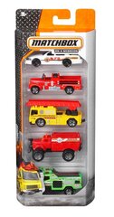 Automašīnu komplekts Matchbox, 5 gab. цена и информация | Конструктор автомобилей игрушки для мальчиков | 220.lv