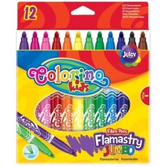 Фломастеры JUMBO, Colorino 12 цветов цена и информация | Принадлежности для рисования, лепки | 220.lv