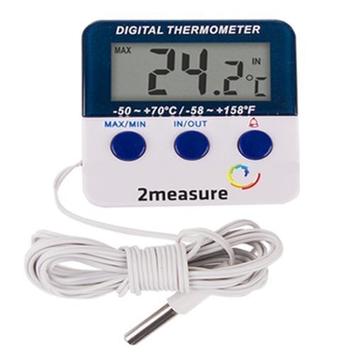 Elektroniskais termometrs 2measure 170600 cena un informācija | Meteostacijas, āra termometri | 220.lv