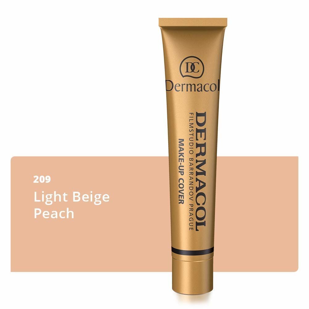 Spēcīgi maskējošs grima pamats Dermacol Make-Up Cover SPF30 210, 30 g cena  | 220.lv