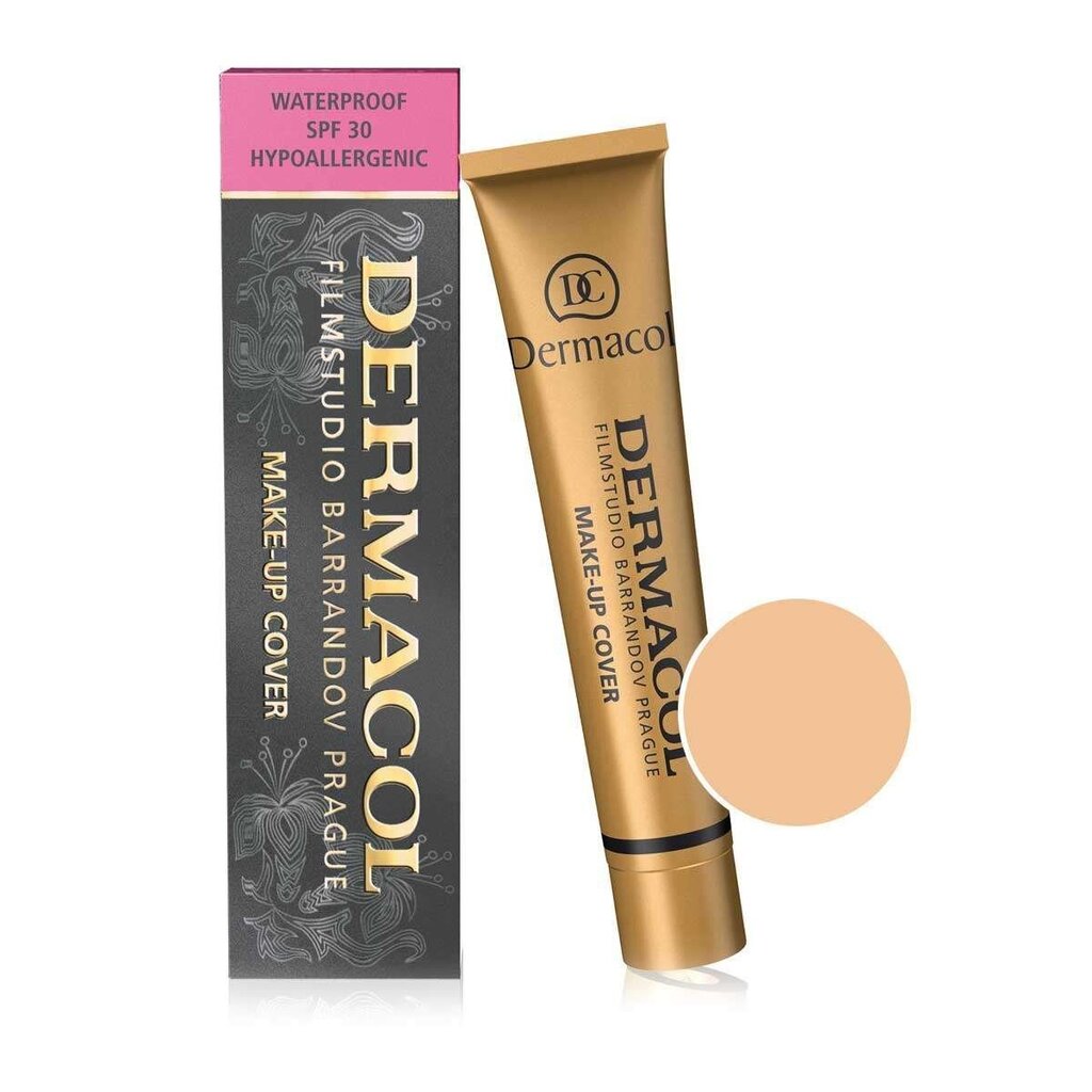 Spēcīgi maskējošs grima pamats Dermacol Make-Up Cover SPF30 210, 30 g цена и информация | Grima bāzes, tonālie krēmi, pūderi | 220.lv