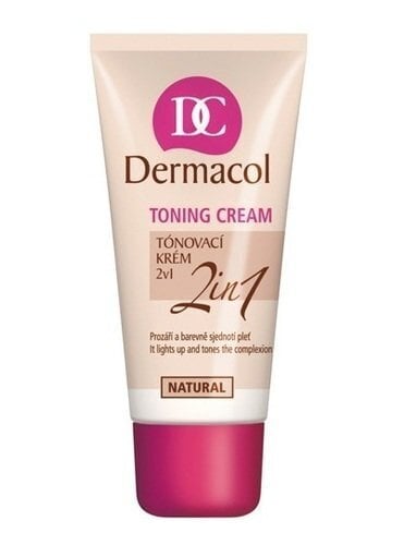Tonālais krēms Dermacol Creams 2 in 1 30 ml цена и информация | Grima bāzes, tonālie krēmi, pūderi | 220.lv