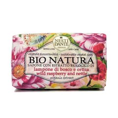 Dabīgas ziepes Nesti Dante Bio Natura Wild Raspberry And Nettle 250 g cena un informācija | Ziepes | 220.lv