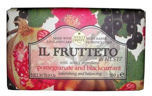 Dabīgās ziepes Nesti Dante Il Frutteto Pomegranate And Blackcurrant 250 g цена и информация | Мыло | 220.lv