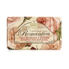 Натуральное мыло Nesti Dante Romantica Florentine Rose And Peony 250 г цена и информация | Мыло | 220.lv