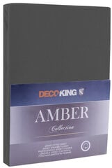 Хлопковая простыня AMBER DIMGR 200-220x200 + 30 см цена и информация | Простыни | 220.lv