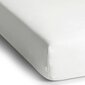 DecoKing jersey Amber White palags ar gumiju matracim, 160x200 cm cena un informācija | Palagi | 220.lv