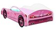 Gulta ar matraci Car BED-PINK-2, 140x70 cm, rozā цена и информация | Bērnu gultas | 220.lv