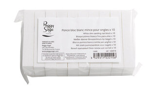 Блок для полировки ногтей Peggy Sage 10 шт. цена и информация | Средства для маникюра и педикюра | 220.lv