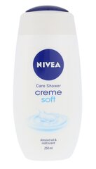 Гель для душа Nivea Creme Soft, 250 мл цена и информация | Масла, гели для душа | 220.lv