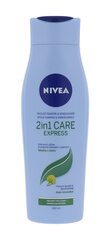 Kondicioniers Nivea Caring shampoo and conditioner 2in1 Care Express 250 ml cena un informācija | Šampūni | 220.lv