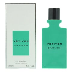 Туалетная вода Carven Vetiver EDT для мужчин, 50 мл цена и информация | Мужские духи | 220.lv