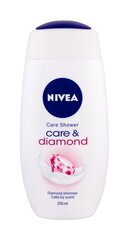 Крем для душа Nivea Care & Diamond, 250 мл цена и информация | Масла, гели для душа | 220.lv