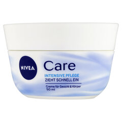 Дневной крем Nivea Care, 50 мл цена и информация | Кремы, лосьоны для тела | 220.lv