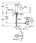 Jaucējkrāns ar automātisko vārstu Grohe Essence, S izmērs, hroma, 32898001 цена и информация | Jaucējkrāni | 220.lv