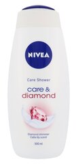 Nivea Care & Diamond dušas krēms 500 ml цена и информация | Масла, гели для душа | 220.lv