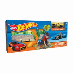 TCG spēļu paklājiņš ar transportlīdzekļu celiņiem Hot Wheels Felt, 30741 cena un informācija | Rotaļlietas zēniem | 220.lv