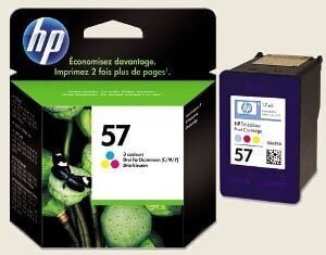 Струйный картридж Hp No.57 (C6657AE), трехцветный цена и информация | Картриджи для струйных принтеров | 220.lv