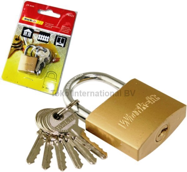 Piekaramā atslēga 40mm Toko 78042 цена и информация | Durvju slēdzenes | 220.lv