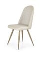 Комплект из 4 стульев Halmar K 214, кремовый / дубовый цвет