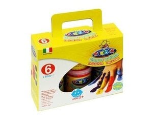 Краска для рисования пальцами Carioca KO23, 6 цветов цена и информация | Принадлежности для рисования, лепки | 220.lv