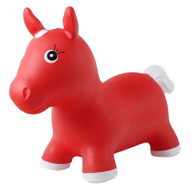 Gerardo's Toys Jumpy zirgs, sarkans цена и информация | Rotaļlietas zīdaiņiem | 220.lv
