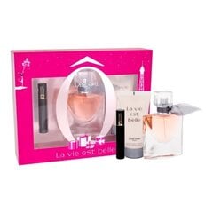 Komplekts Lancome La Vie Est Belle: EDP, 30 ml + ķermeņa losjons, 50 ml + skropstu tuša, 2 ml цена и информация | Женские духи Lovely Me, 50 мл | 220.lv