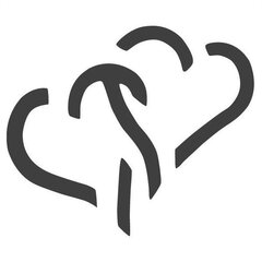 Резец декоративной формы Heyda «2 сердца», 203687451 цена и информация | Канцелярия | 220.lv