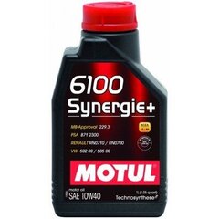 Eļļa Motul 6100 SYNERGIE+ 10W40, 1L cena un informācija | Motoreļļas | 220.lv