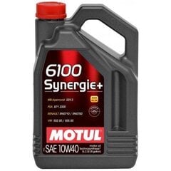 Масло Motul 6100 Synergie+ 10W40 5ltr (108647) цена и информация | Моторное масло | 220.lv