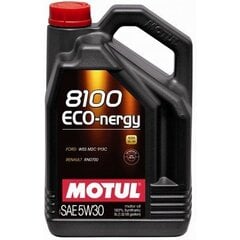 Масло синтетическое Motul 8100 Eco-nergy 5W30, 5л цена и информация | Моторное масло | 220.lv