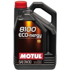 Eļļa Motul 8100 ECO-NERGY 0W30, 5L цена и информация | Моторное масло | 220.lv