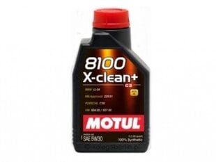 Alyva Motul 8100 X-CLEAN+ 5W30, 1L цена и информация | Моторное масло | 220.lv