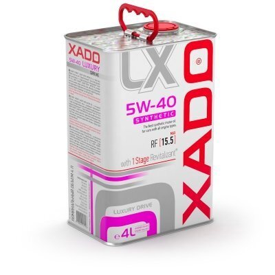 XADO Atomic Luxury Drive motoreļļa 5W-40 (4L) cena un informācija | Motoreļļas | 220.lv