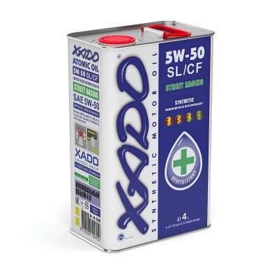 XADO Atomic OIL motoreļļa 5W-50 SL/CF, 4L cena un informācija | Motoreļļas | 220.lv