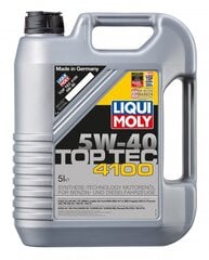 Синтетическое моторное масло Liqui-Moly Top Tec 4100 5W-40, 5л цена и информация | Моторное масло | 220.lv