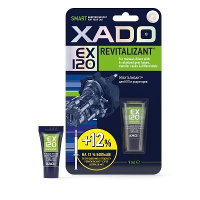 Revitalizators Xado EX120 manuālajām pārnesumkārbām un reduktoriem cena un informācija | Auto eļļu piedevas | 220.lv