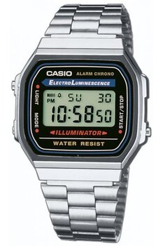 Pulkstenis Casio A168WA-1YES cena un informācija | Vīriešu pulksteņi | 220.lv