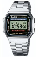 Pulkstenis Casio A168WA-1YES cena un informācija | Vīriešu pulksteņi | 220.lv