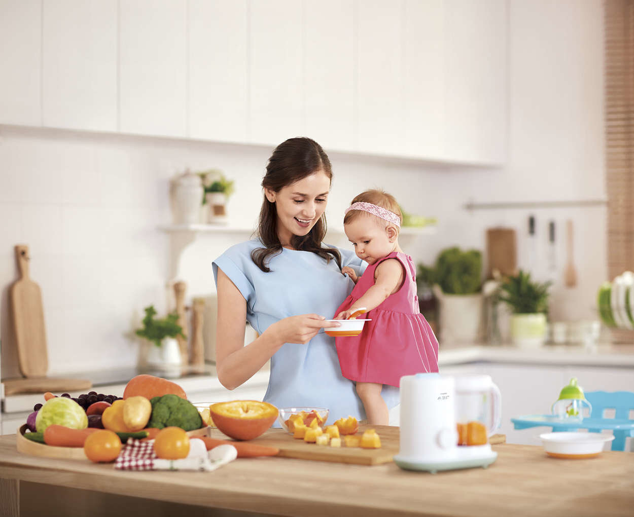 Philips Avent bērnu pārtika pagatavošanas ierīce 2in1, SCF862/02 cena un informācija | Bērnu pārtikas pagatavošanas ierīces | 220.lv