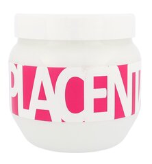 Kallos Cosmetics Placenta matu maska 800 ml cena un informācija | Kosmētika matu stiprināšanai | 220.lv