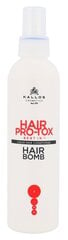 Регенерирующий спрей-кондиционер для волос Kallos Hair Pro-Tox Hair Bomb, 200 мл цена и информация | Бальзамы, кондиционеры | 220.lv