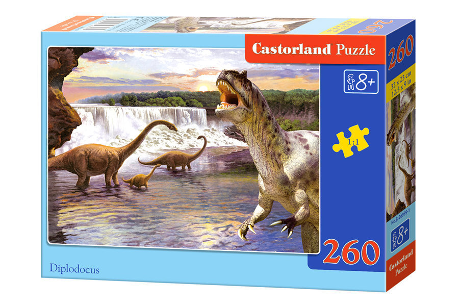 Puzle Castorland Diplodocus 260 det. цена и информация | Puzles, 3D puzles | 220.lv