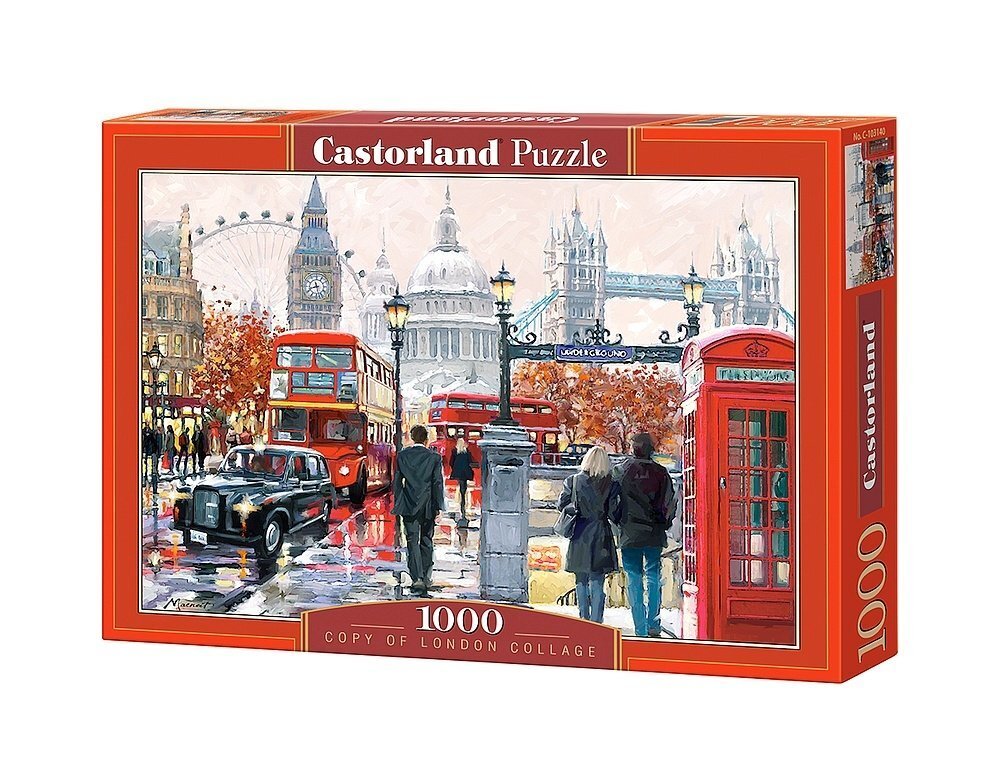 Puzle Castorland London collage, 1000 det. cena un informācija | Puzles, 3D puzles | 220.lv