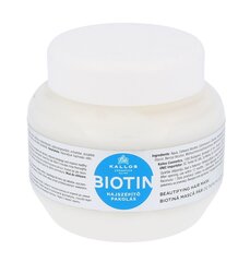 Kallos Cosmetics Biotin matu maska 275 ml cena un informācija | Kosmētika matu stiprināšanai | 220.lv